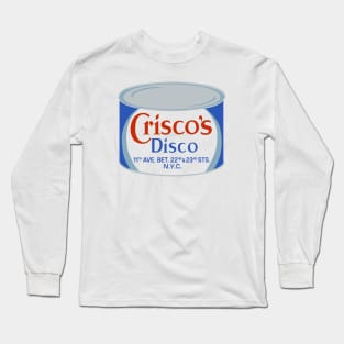 Crisco Disco Vintage NYC Retro Gay Long Sleeve T-Shirt